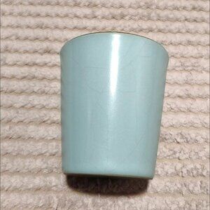 Minimal Ceramic Cup | Soft Blue Glaze